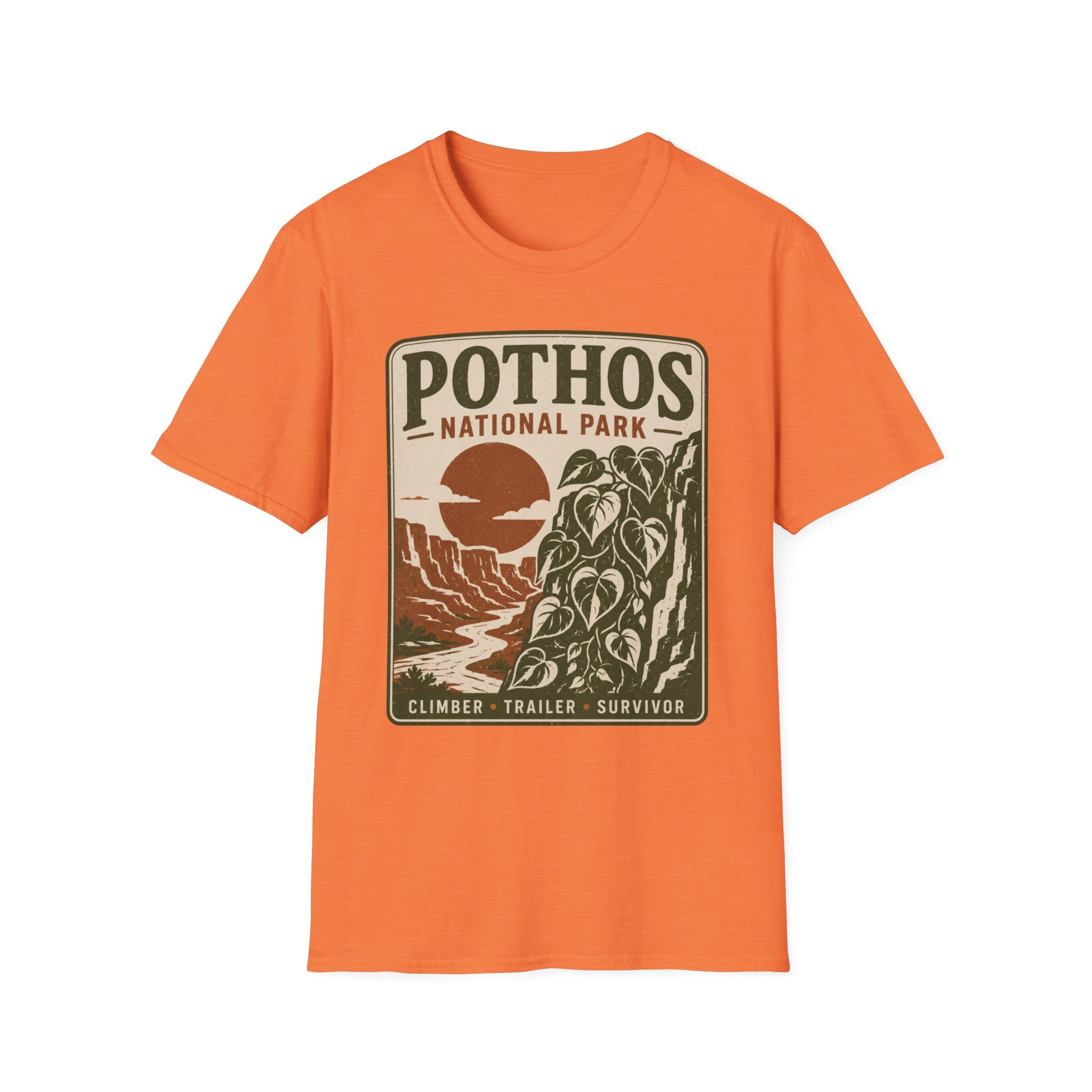 Pothos National Park T-Shirt — Vintage Plant Lover Tee