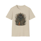 Mystic Forest Night T-Shirt — Moon, Stars & Fox Graphic Tee