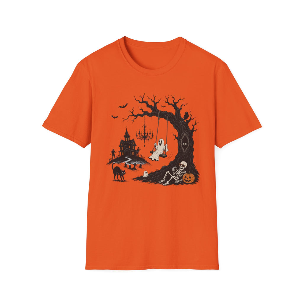 Ghost Swing Halloween T-Shirt