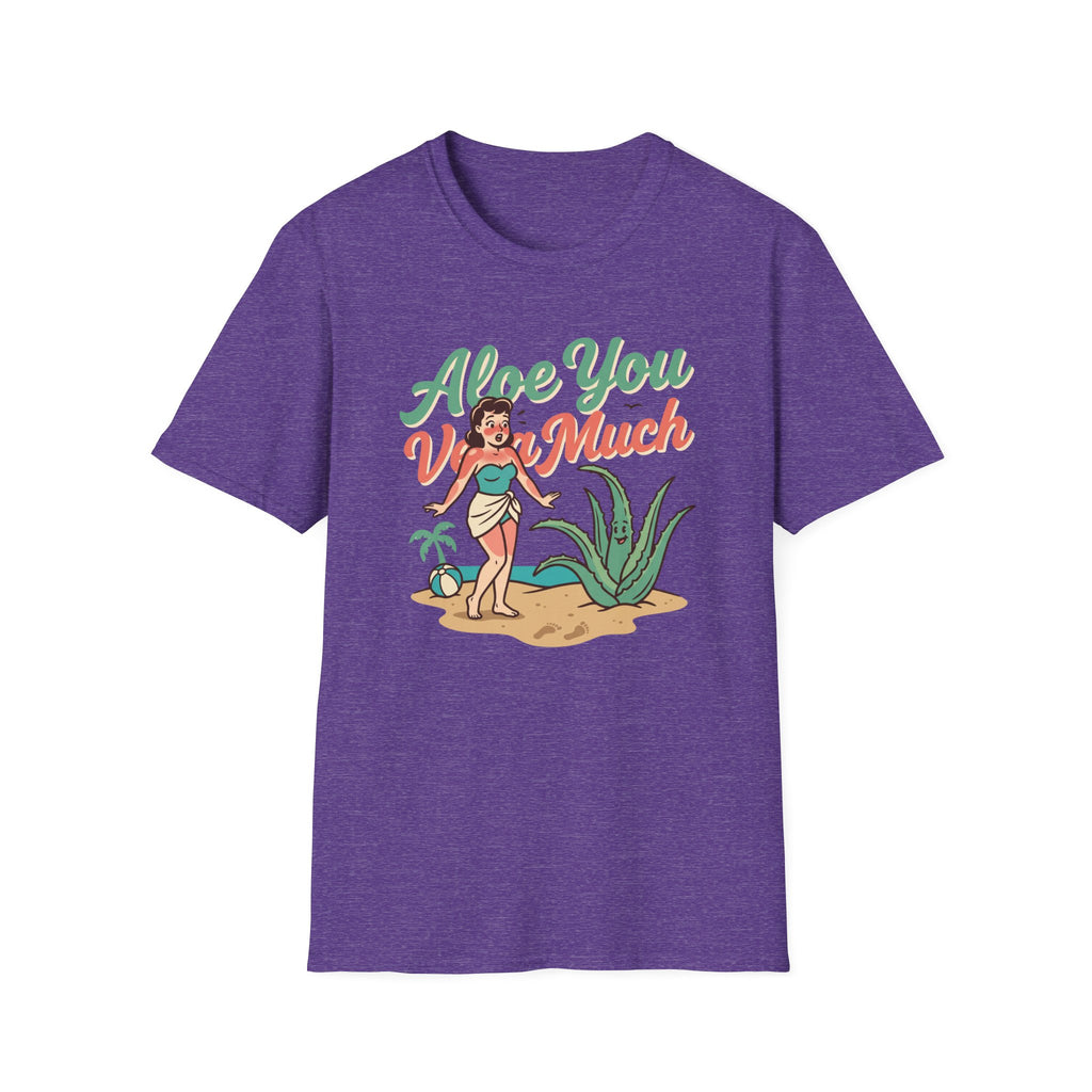 Aloe You Very Much T-Shirt Retro Pinup Aloe Vera Beach Tee