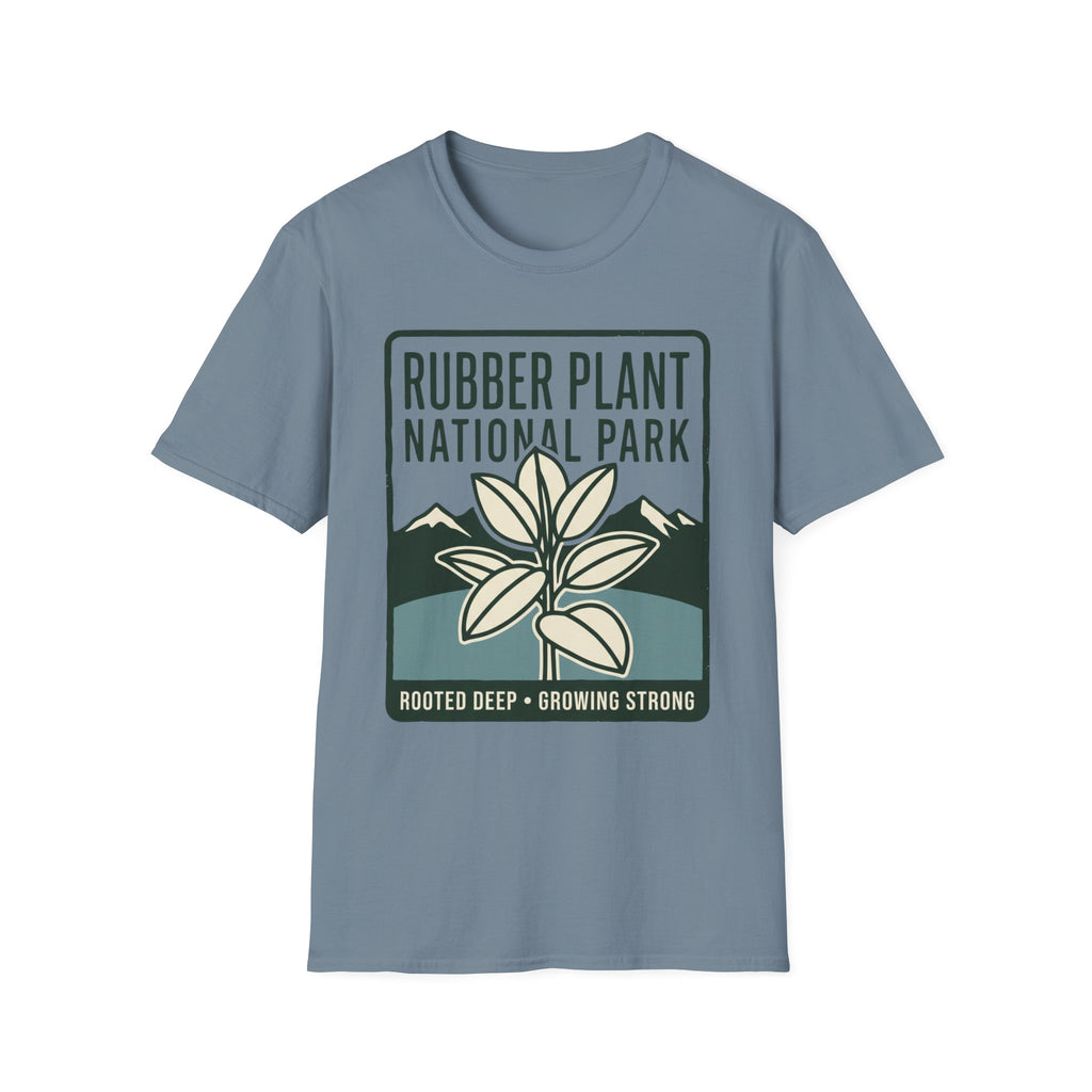 Rubber Plant National Park T-Shirt — Botanical Plant Lover Graphic Tee