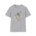 Bee Sketch Floral Honeybee T-Shirt