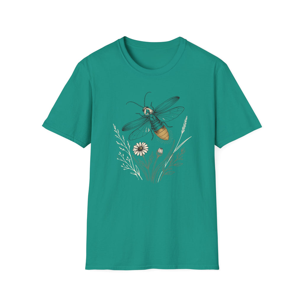Bee Sketch Floral Honeybee T-Shirt