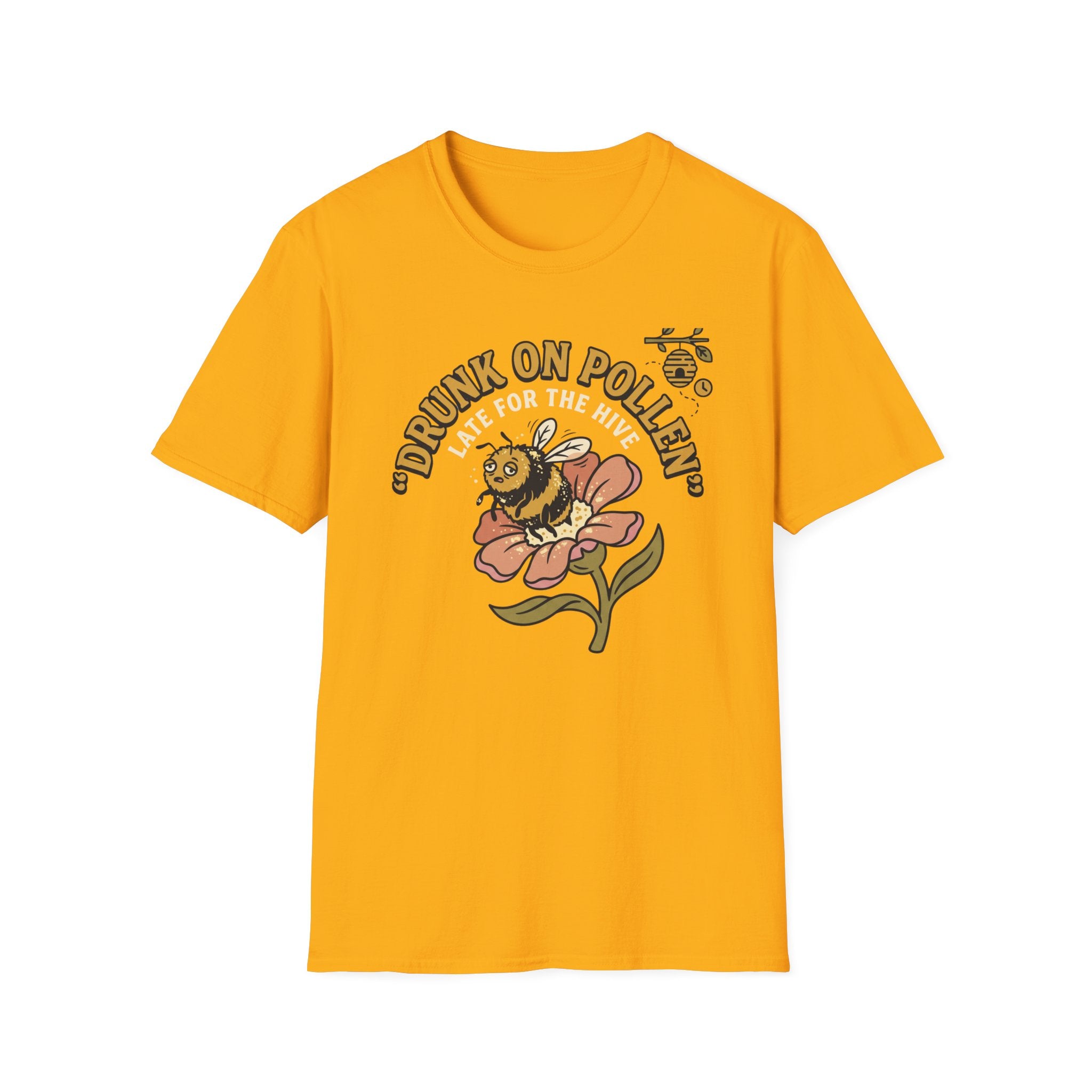 Drunk on Pollen Late for the Hive T-Shirt