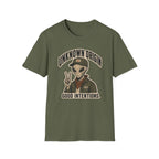 Alien Peace Sign T-Shirt — "Unknown Origin, Good Intentions" Graphic Tee