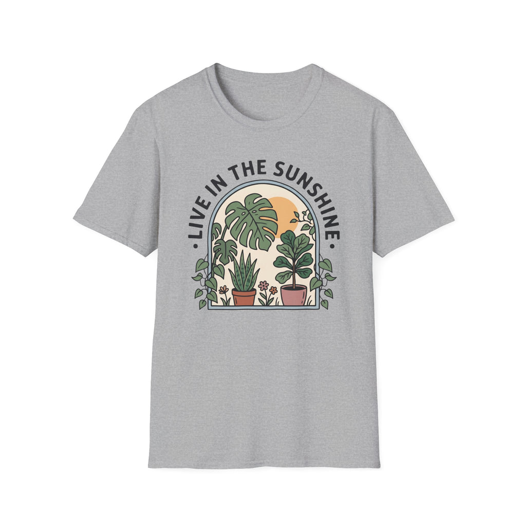 Live in the Sunshine Plant Lover T-Shirt