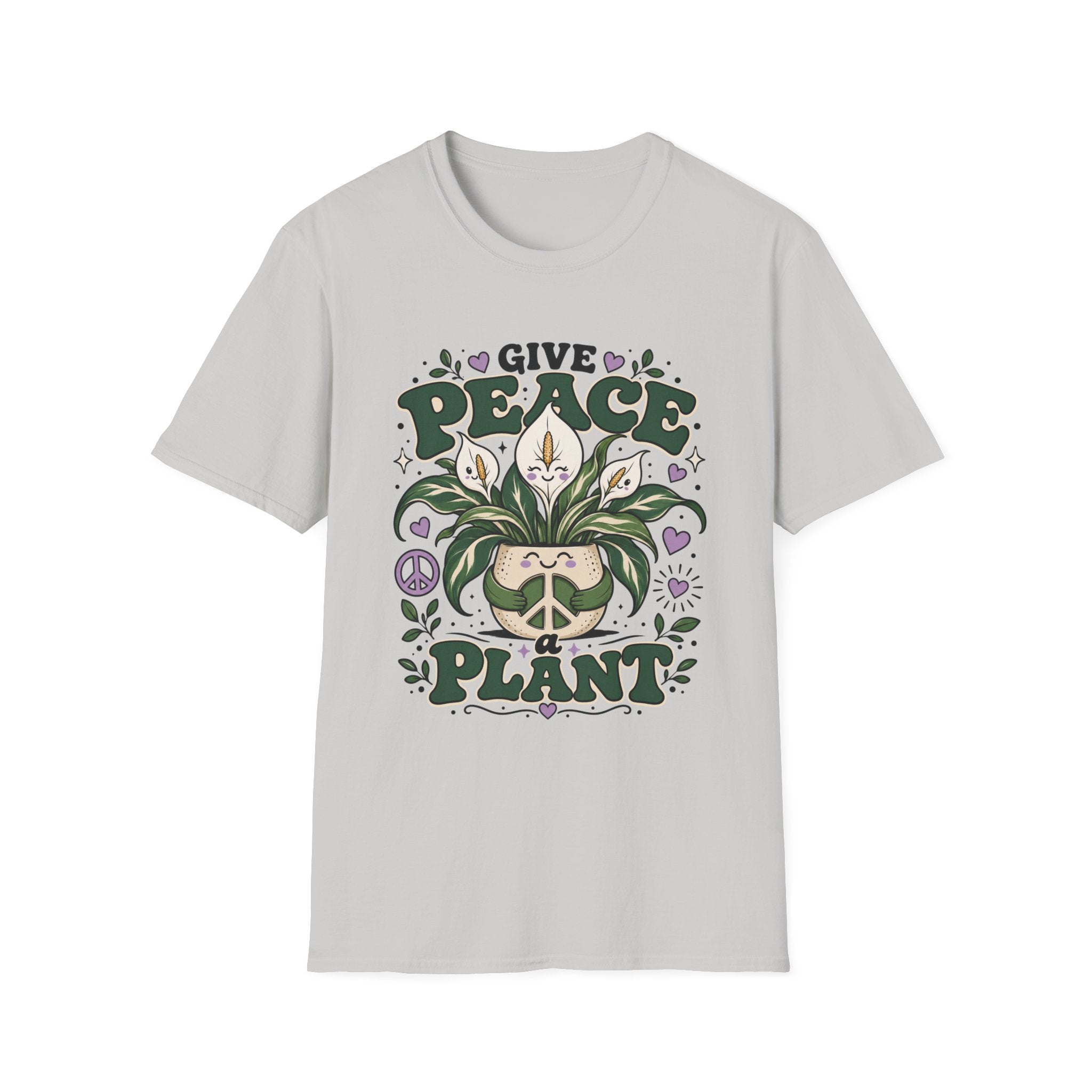 Give Peace a Plant Graphic T-Shirt