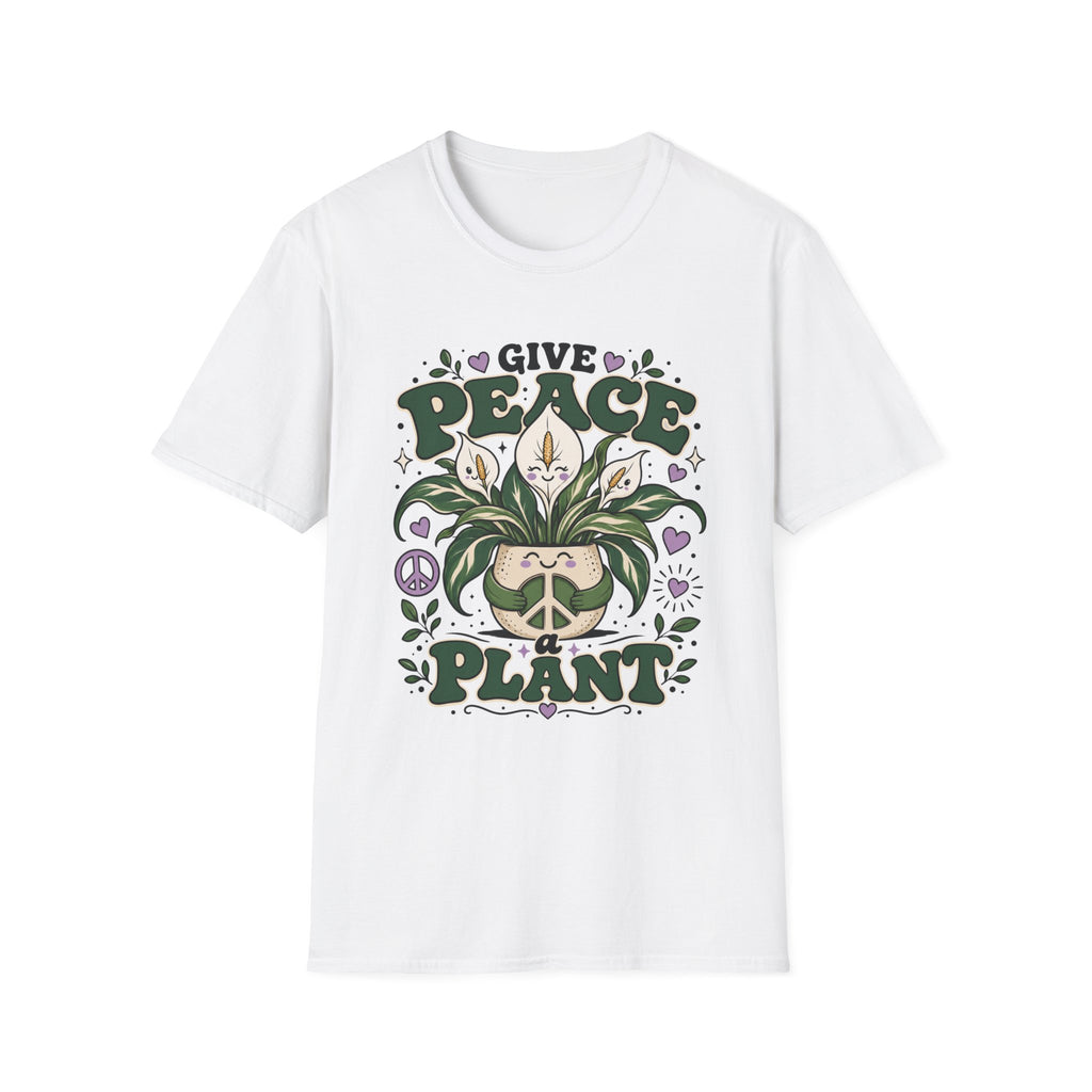 Give Peace a Plant Graphic T-Shirt