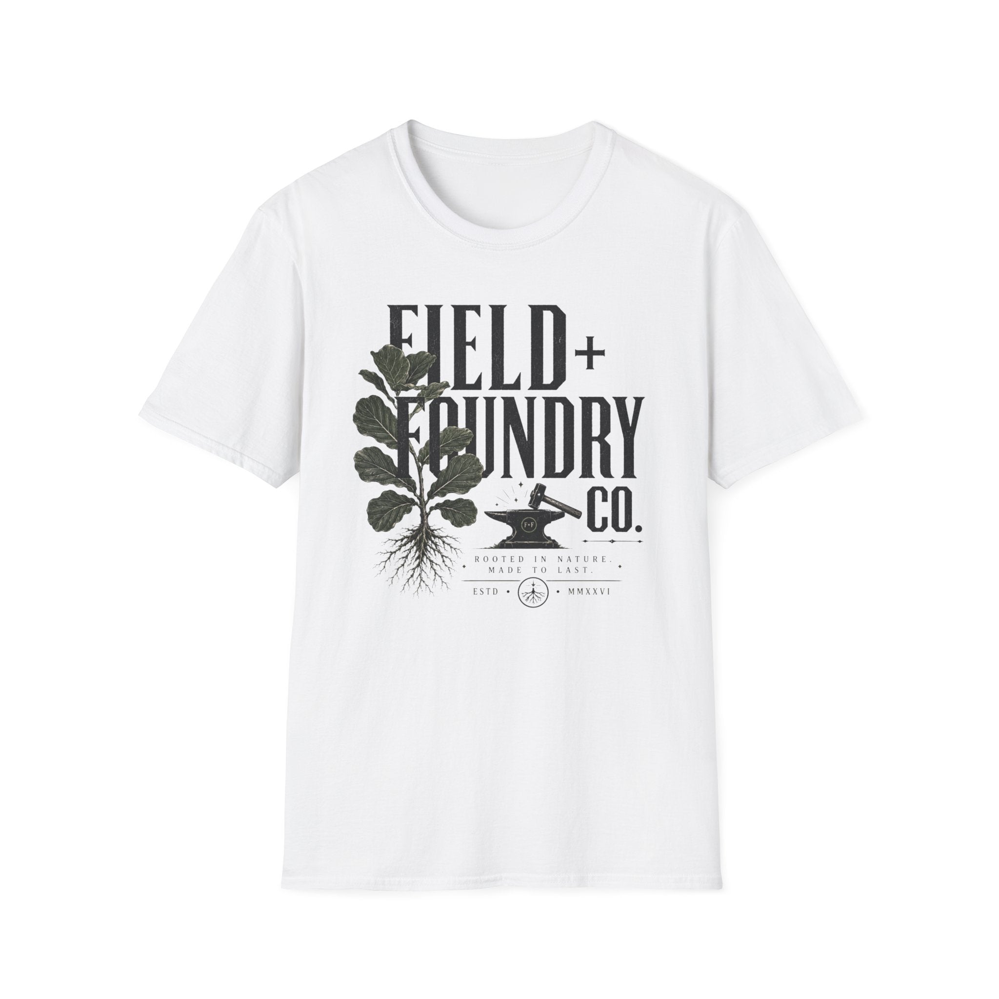 Field + Foundry Co. Botanical Graphic Logo T‑Shirt