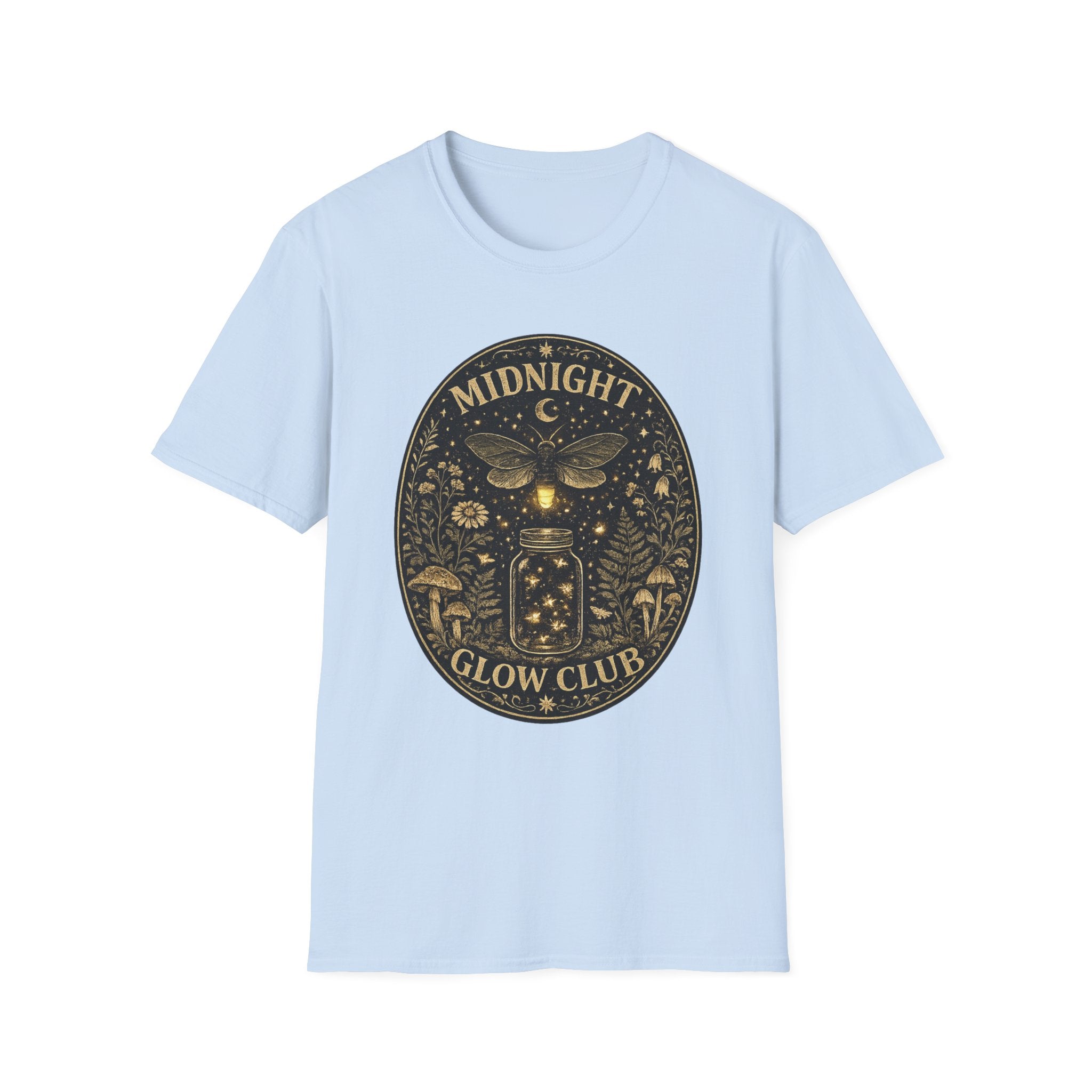 Midnight Glow Club T-Shirt — Moth & Moon Vintage Graphic Tee