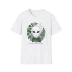 Alien Plant Lover T-Shirt  “Visiting Strange Places” Botanical UFO Tee