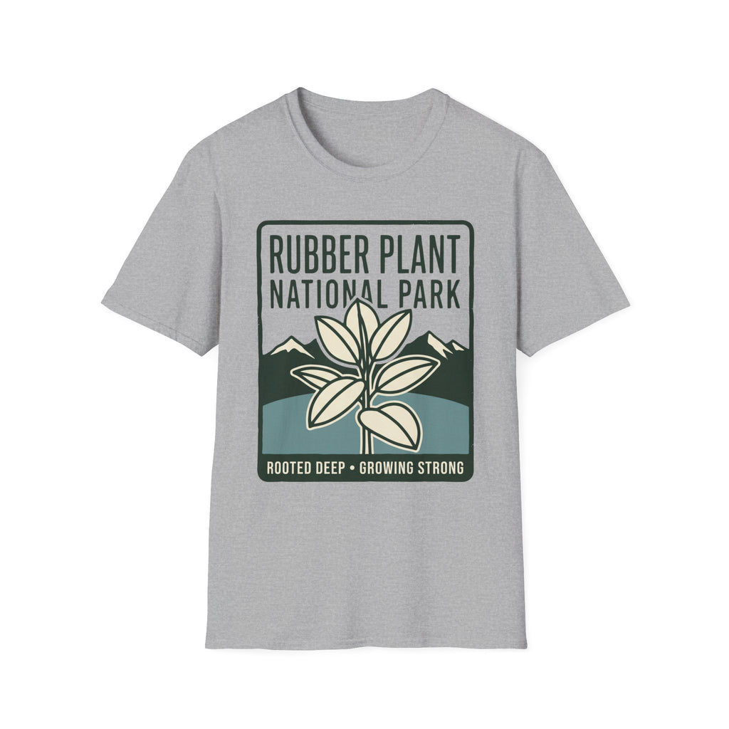 Rubber Plant National Park T-Shirt — Botanical Plant Lover Graphic Tee