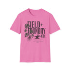 Field + Foundry Co. Vintage Logo T-Shirt Botanical Graphic Tee