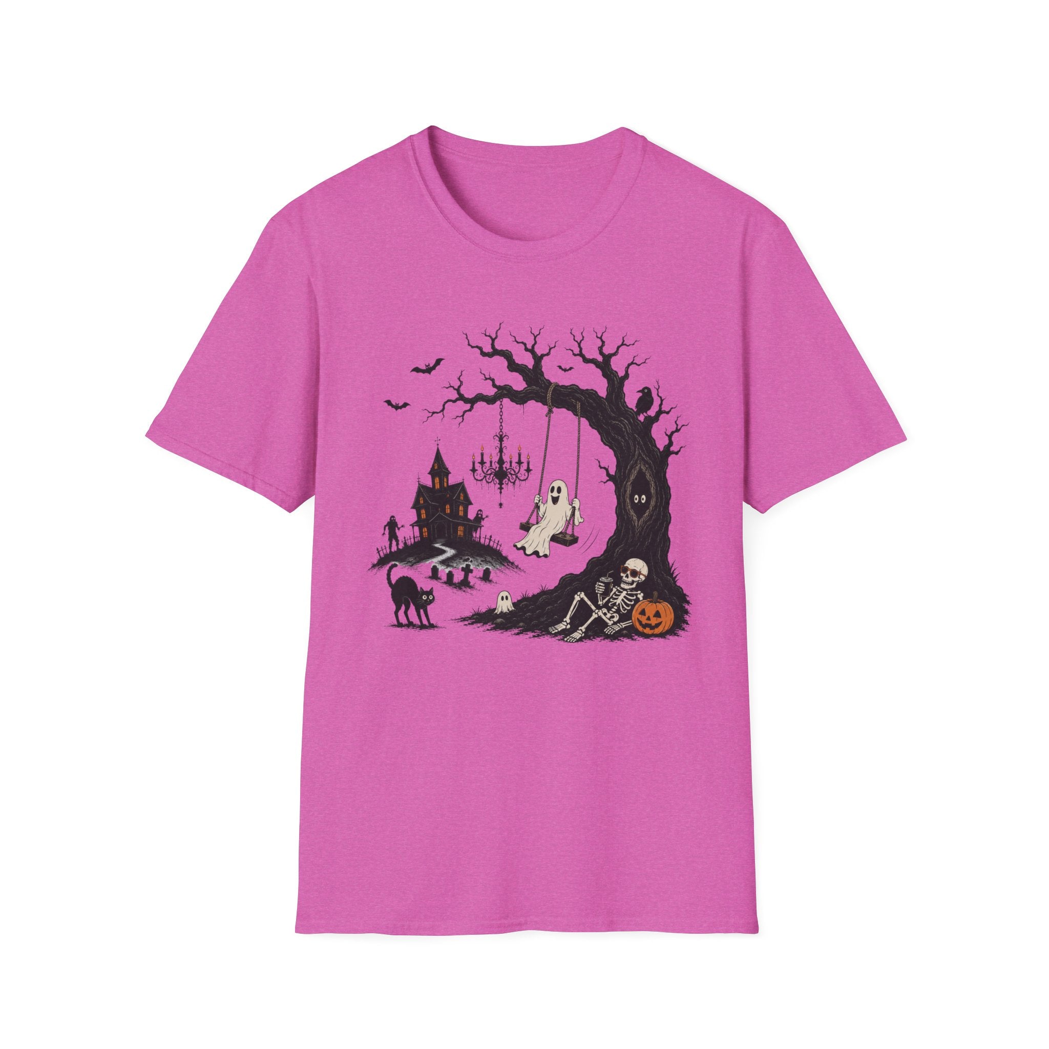 Ghost Swing Halloween T-Shirt