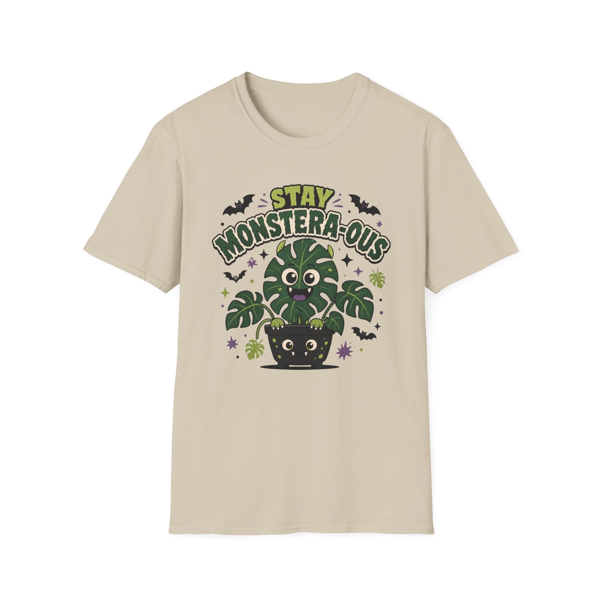 Stay Monstera-ous T-Shirt Cute Monster Plant Graphic Tee