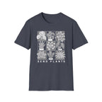 Send Plants T-Shirt Botanical Grid Plant Lover Tee