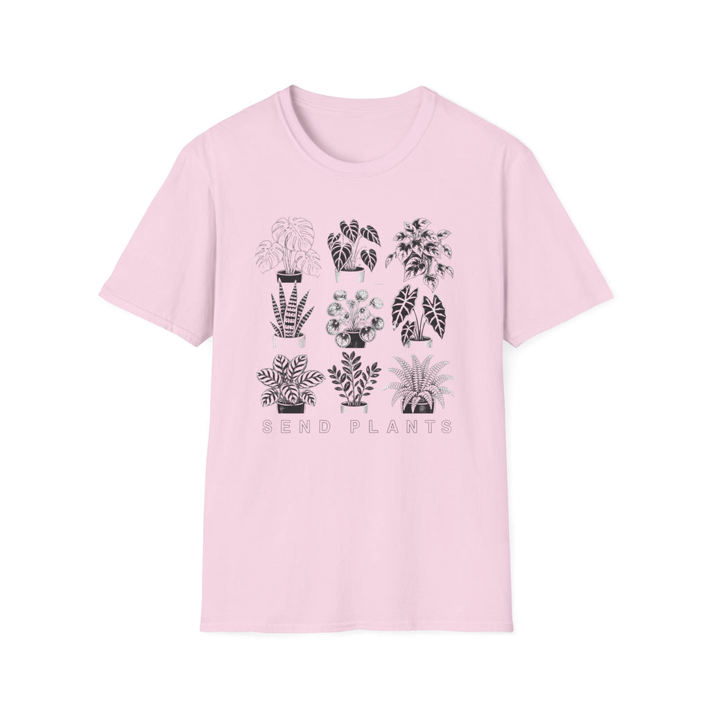 Houseplant Sketches T-Shirt Botanical Plant Lover Tee