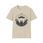 Bear & UFO T‑Shirt Celestial Forest Abduction Graphic Tee
