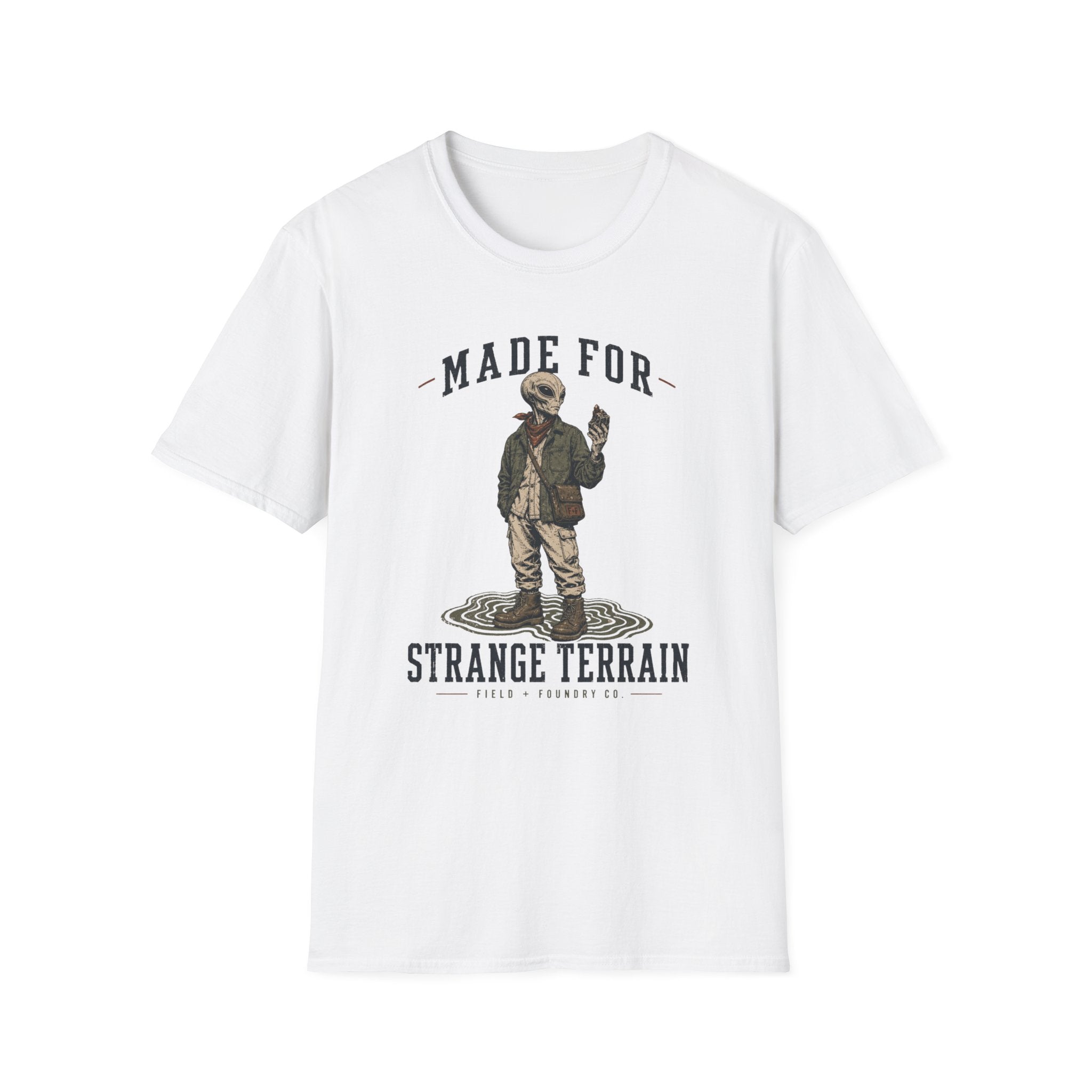 Made For Strange Terrain T-Shirt — Vintage Explorer Graphic Tee