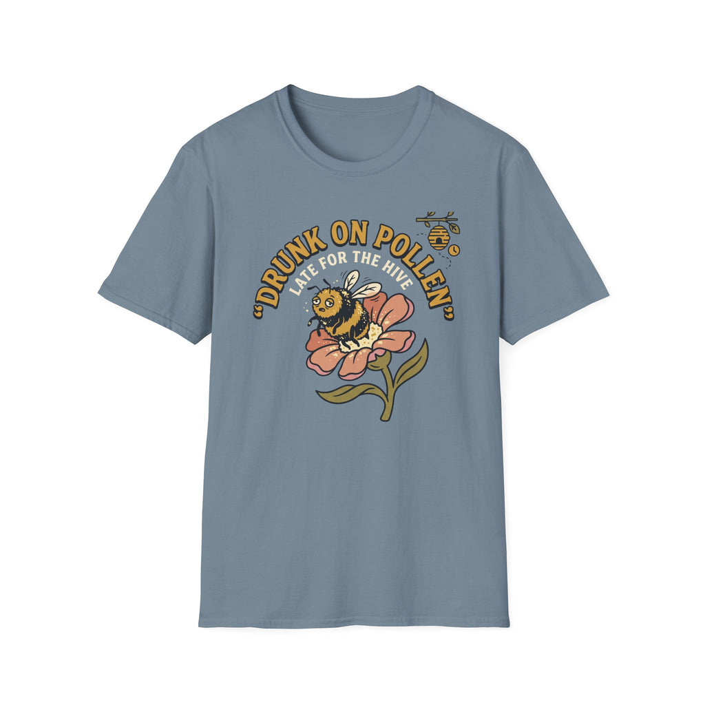 Drunk on Pollen Late for the Hive T-Shirt