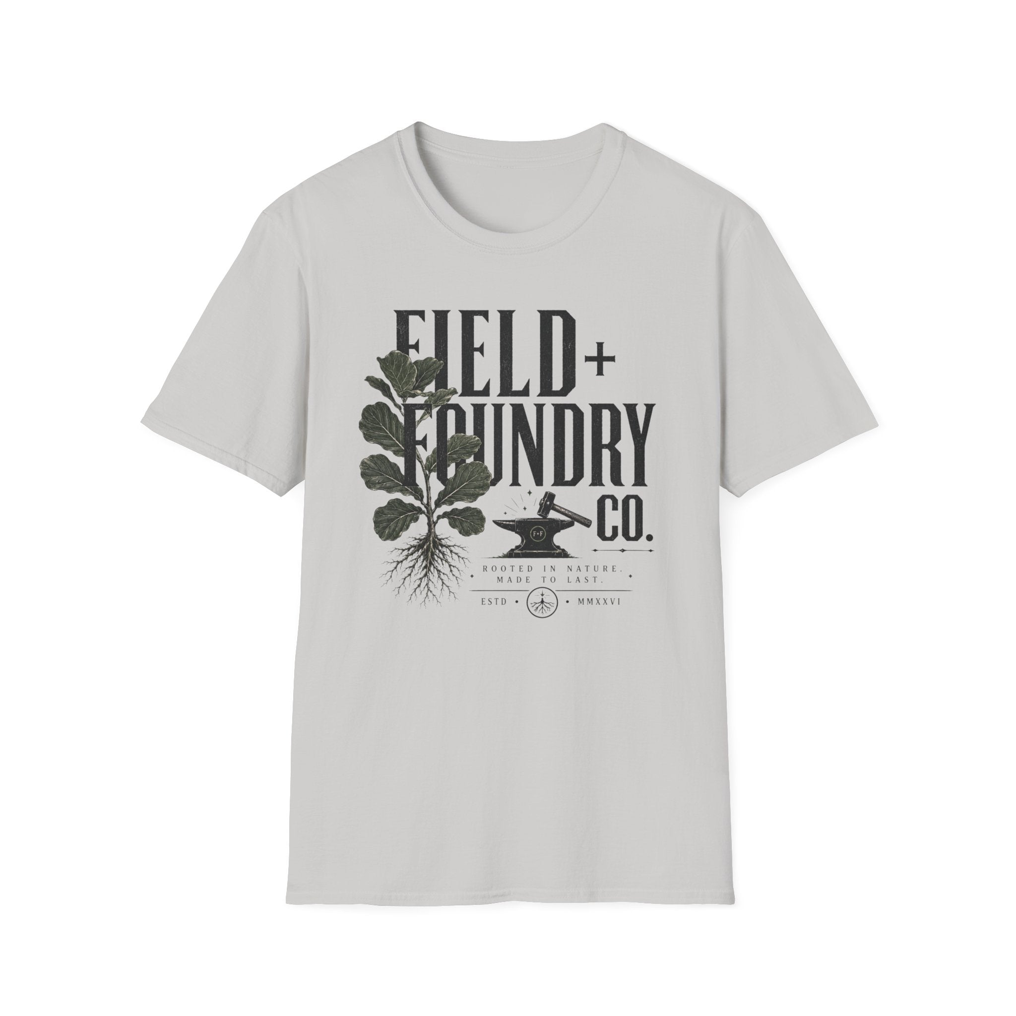 Field + Foundry Co. Botanical Graphic Logo T‑Shirt