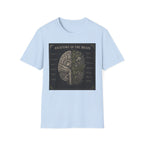 Anatomy of the Brain T-Shirt Vintage Science Diagram Tee