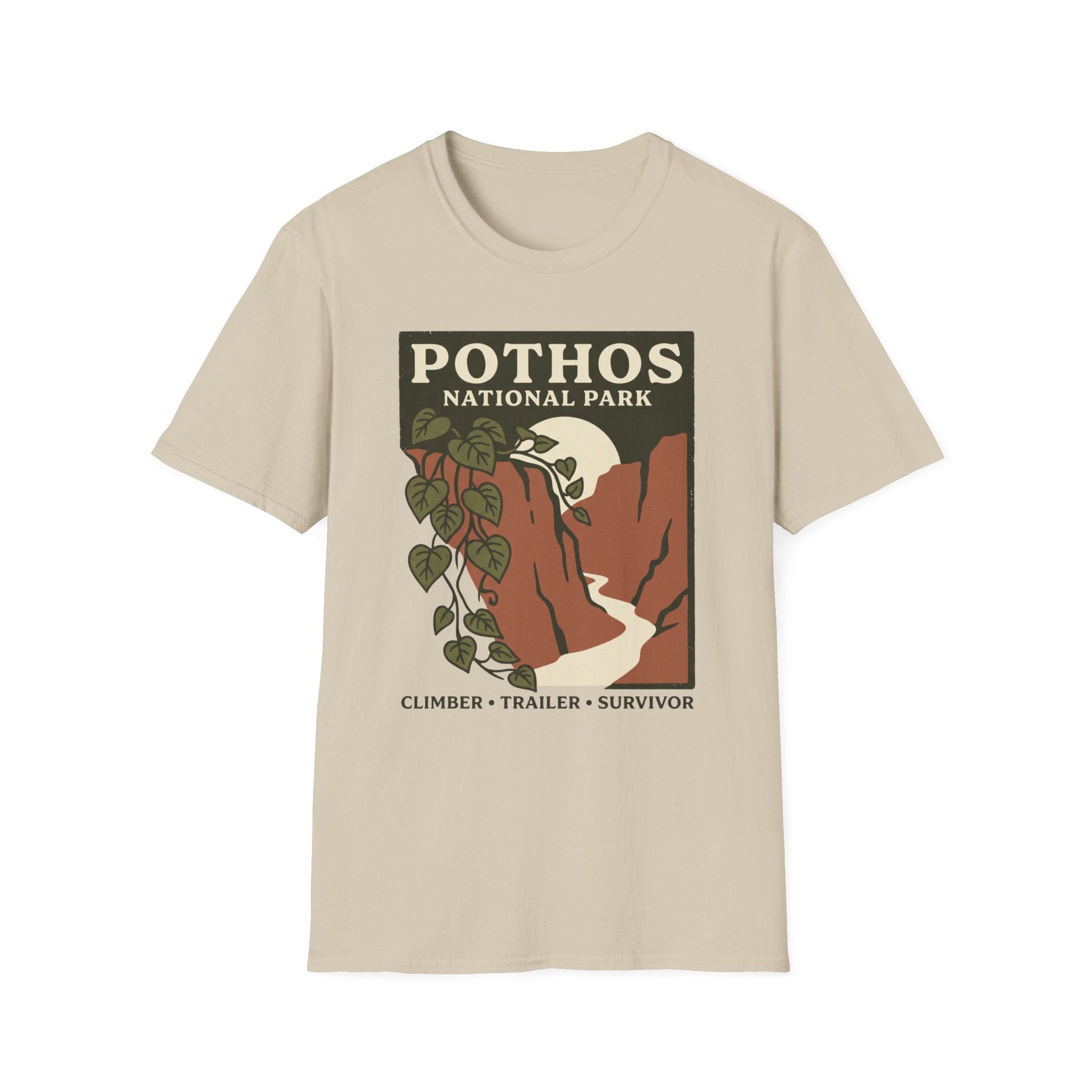 Pothos National Park T-Shirt 2 — Vintage Plant Lover Tee