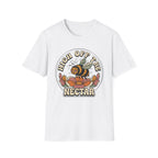 T‑Shirt "High Off The Nectar" Bee Graphic Tee, Floral Vintage Vibe