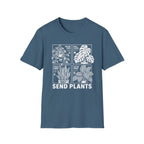 Plant Lover T-Shirt 'Send Plants' Botanical Graphic