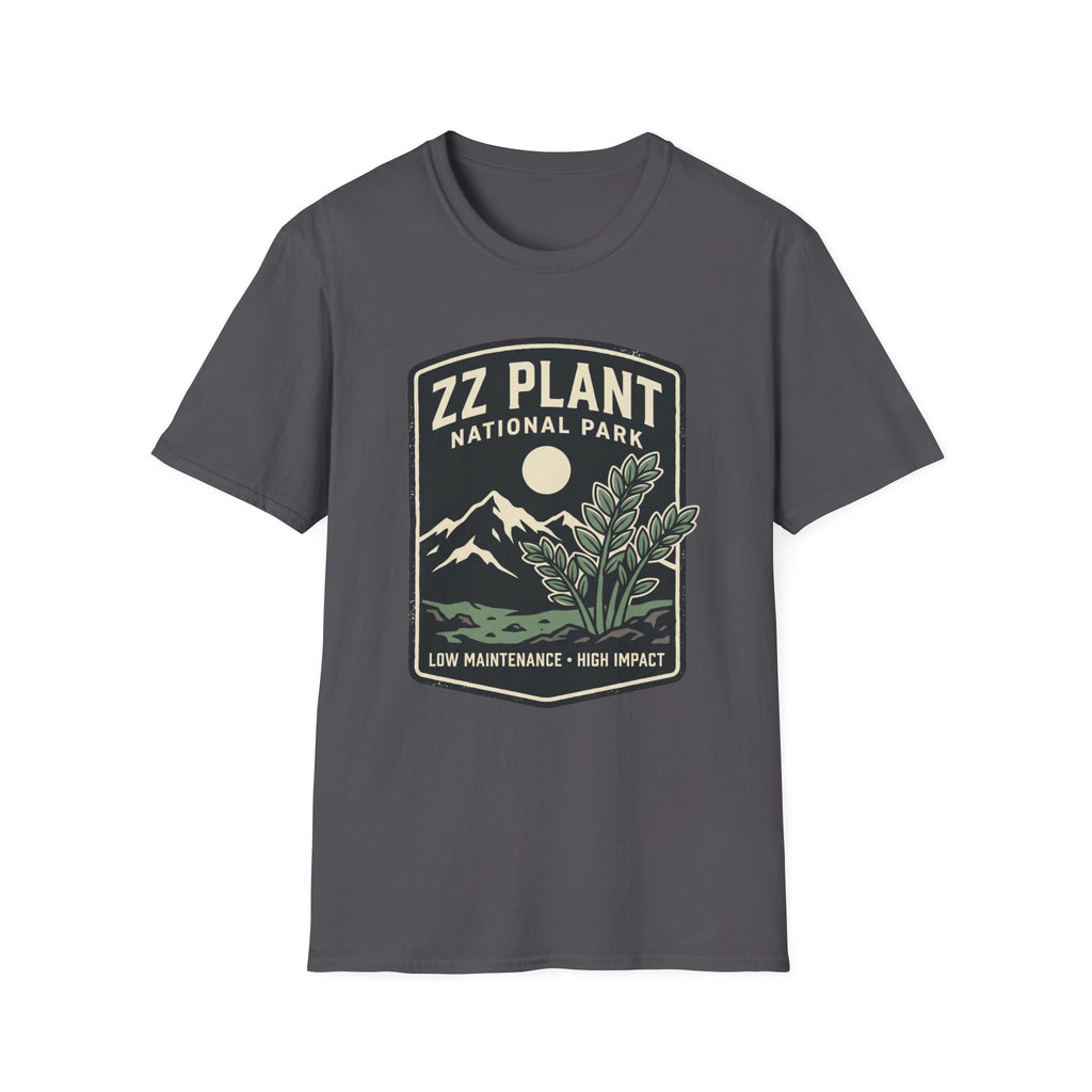 ZZ Plant T-Shirt 'ZZ Plant National Park' Botanical Graphic Tee