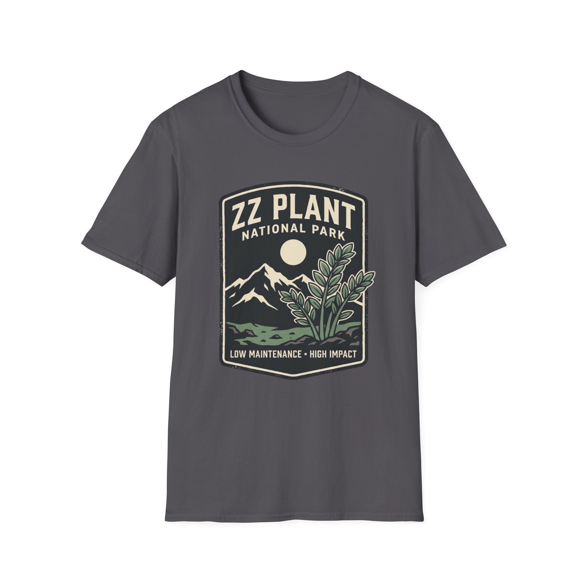 ZZ Plant T-Shirt 'ZZ Plant National Park' Botanical Graphic Tee
