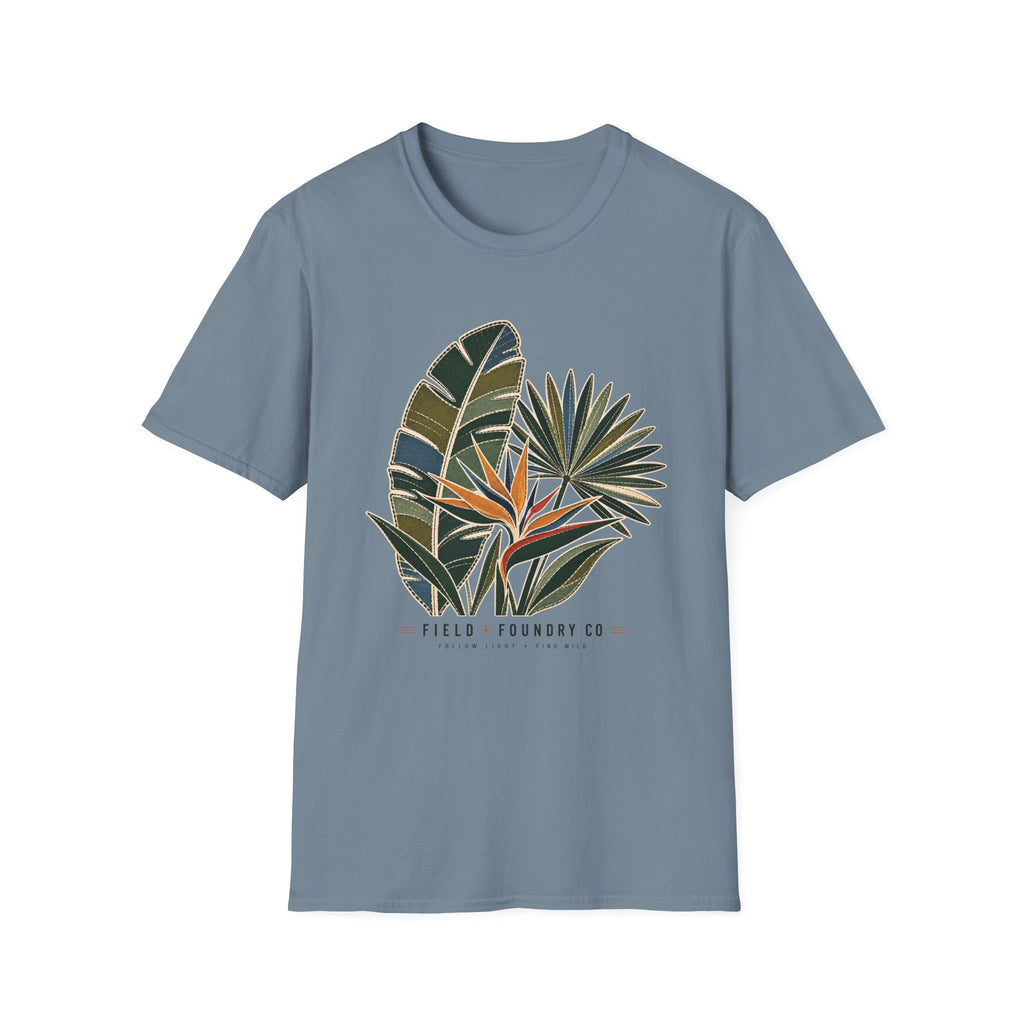 T-Shirt Tropical Palm Leaf Botanical Graphic Tee