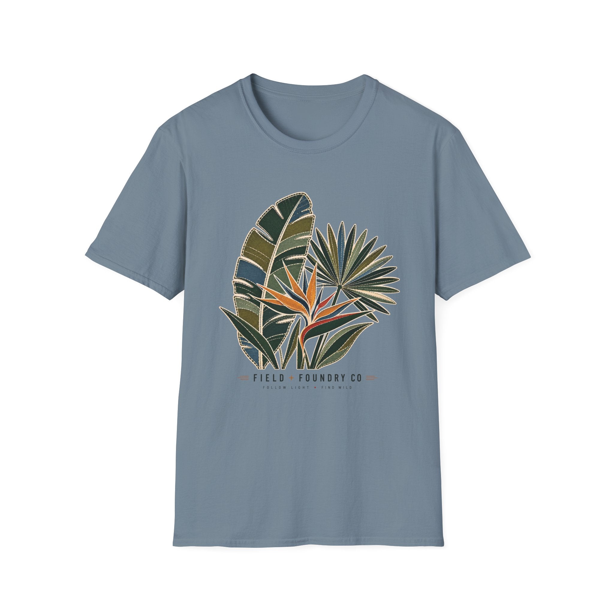 T-Shirt Tropical Palm Leaf Botanical Graphic Tee