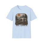 Forest Airstream T-Shirt Retro Sunset