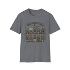 Grow Somewhere Strange Whimsical Potted Plant Graphic T-Shirt
