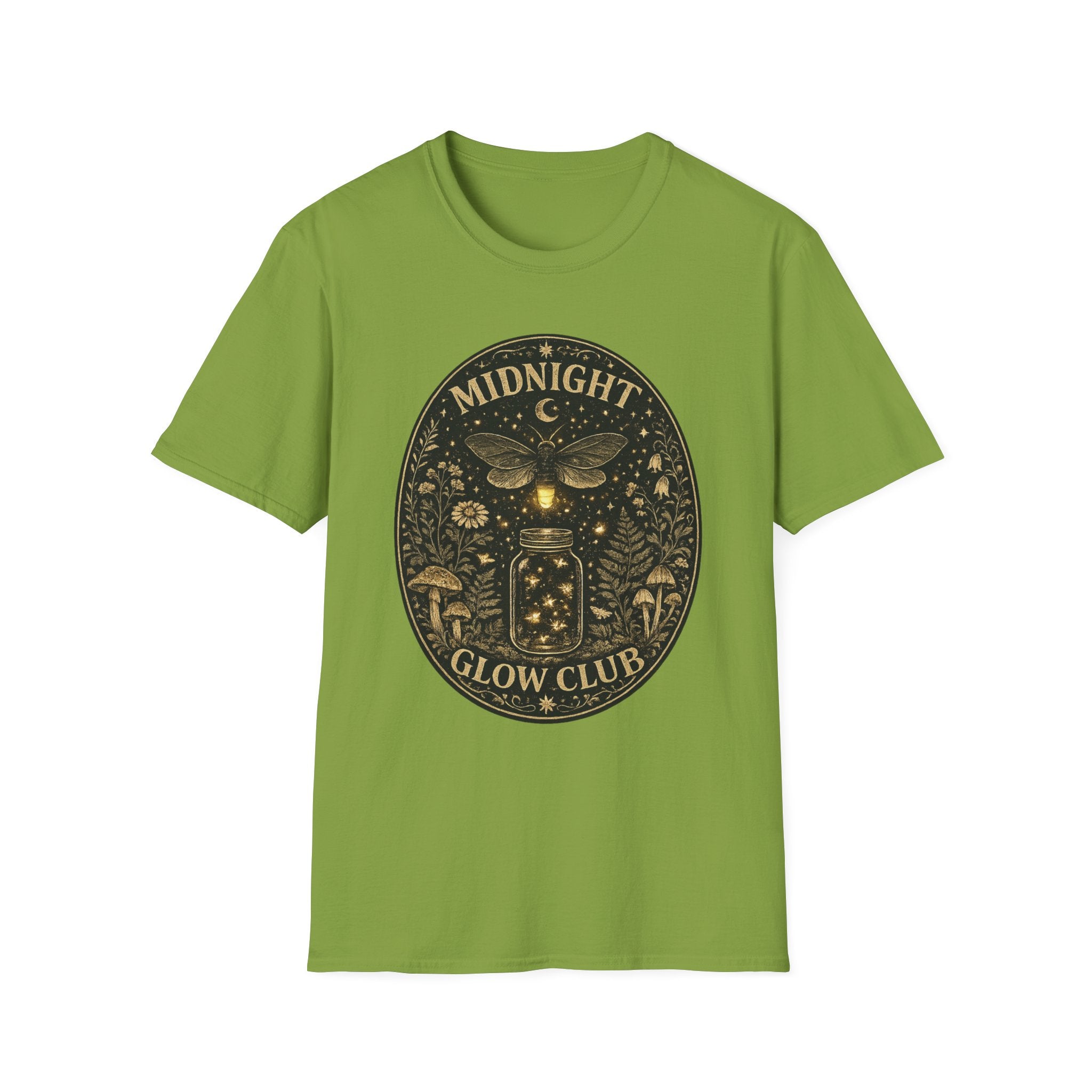 Midnight Glow Club T-Shirt — Moth & Moon Vintage Graphic Tee