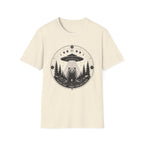 Bear & UFO T‑Shirt Celestial Forest Abduction Graphic Tee