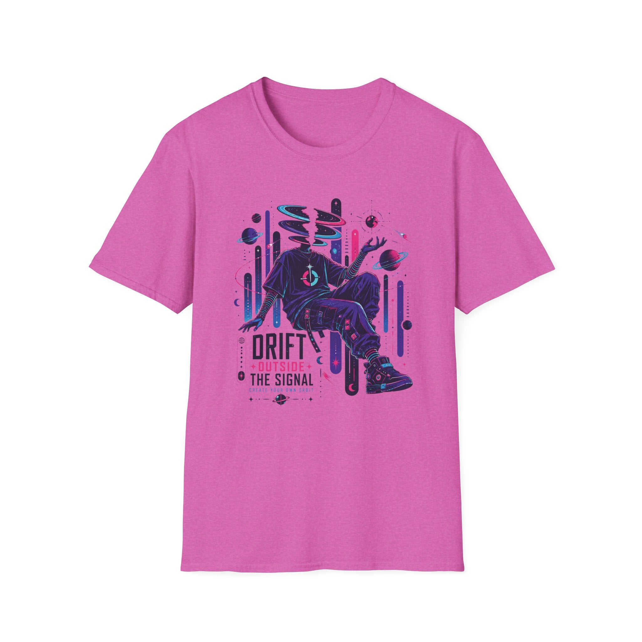 Surreal Space Drifter T-Shirt  "Drift Outside the Signal" Graphic Tee