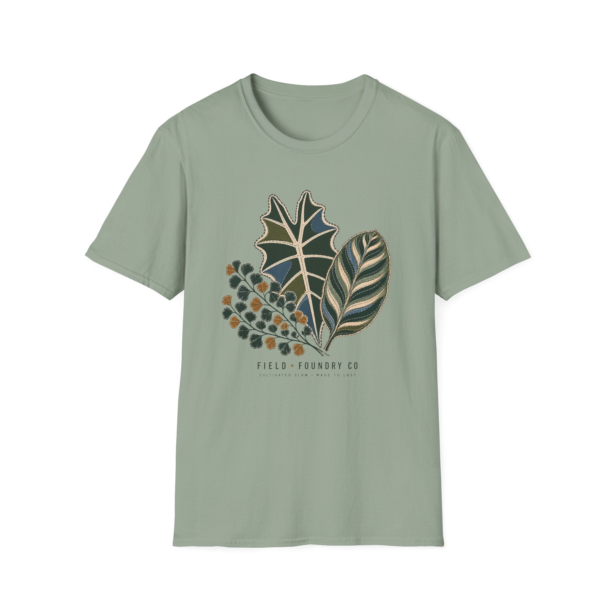 Green Foliage Graphic Tee