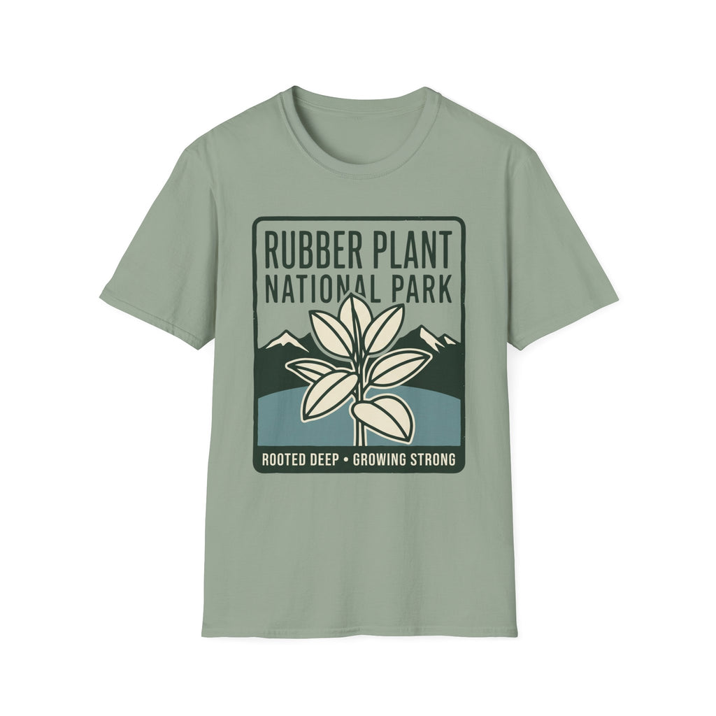Rubber Plant National Park T-Shirt — Botanical Plant Lover Graphic Tee