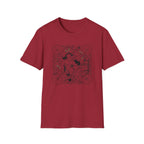 Garden Cats T‑Shirt Whimsical Botanical Illustration