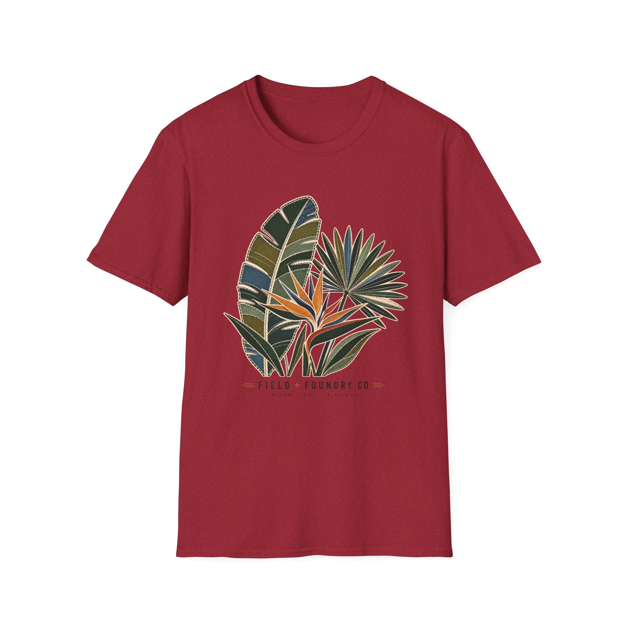 T-Shirt Tropical Palm Leaf Botanical Graphic Tee