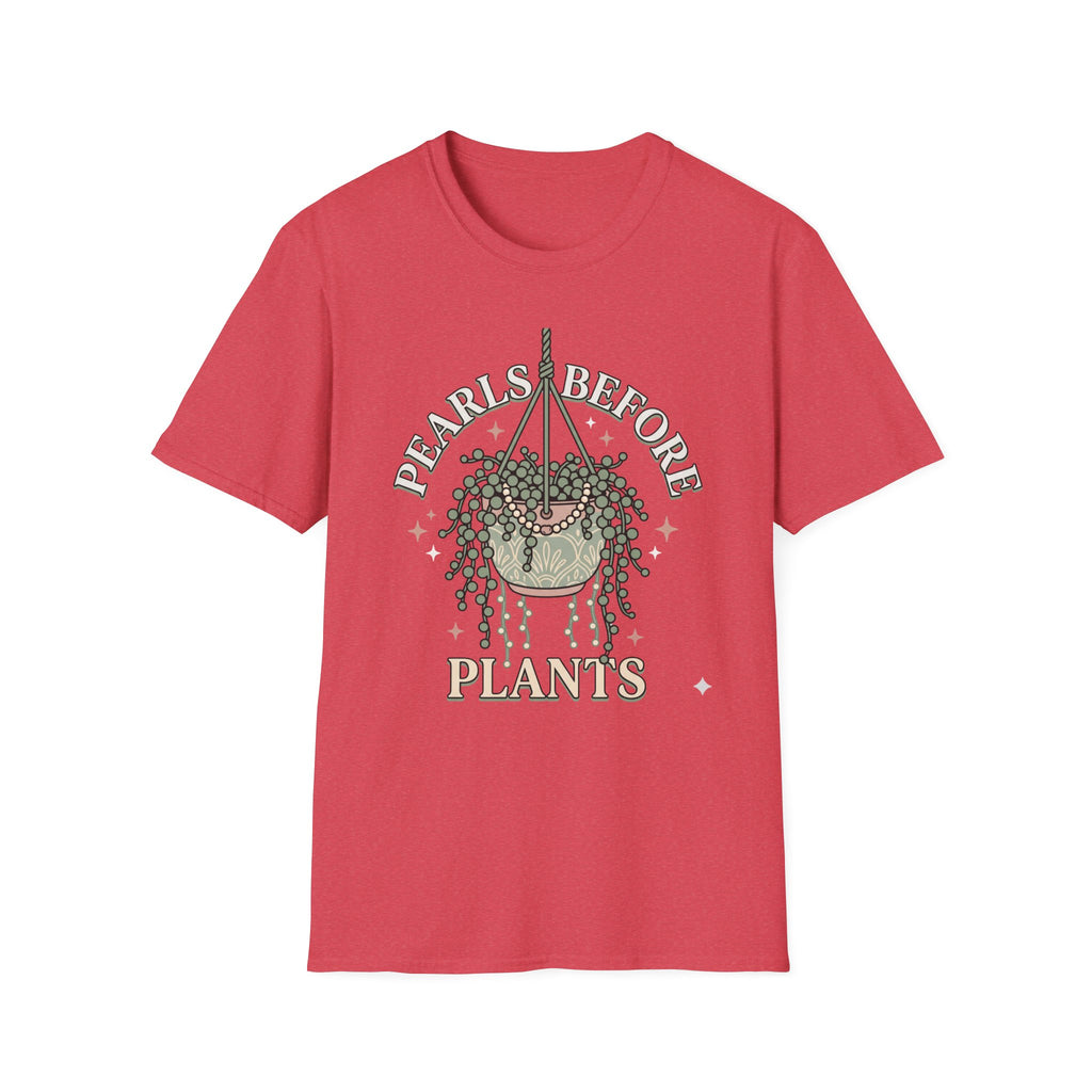 Plants Over Pearls Graphic Tee "Pearls Before Plants"