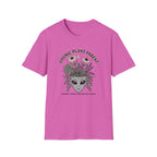 Cosmic Plant Parent T-Shirt Whimsical Alien & Botanical Graphic