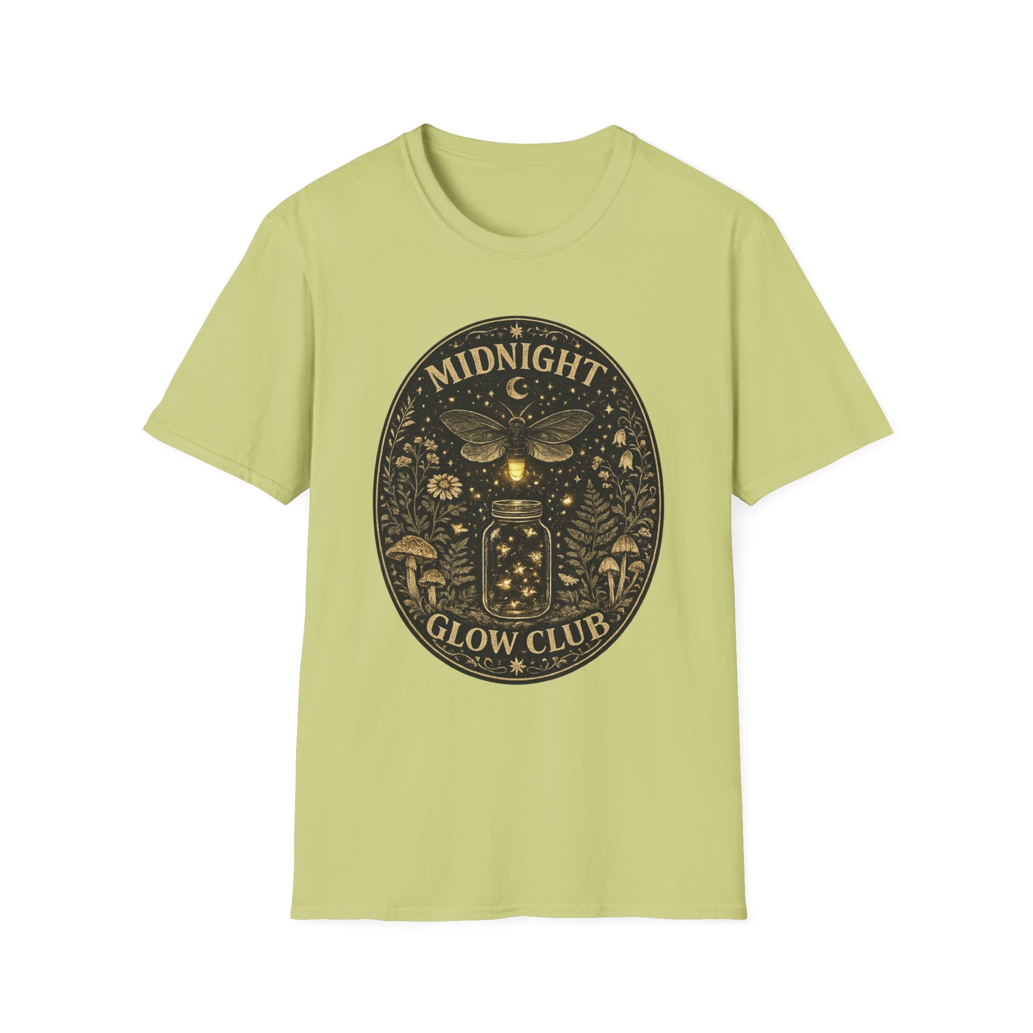 Midnight Glow Club T-Shirt — Moth & Moon Vintage Graphic Tee