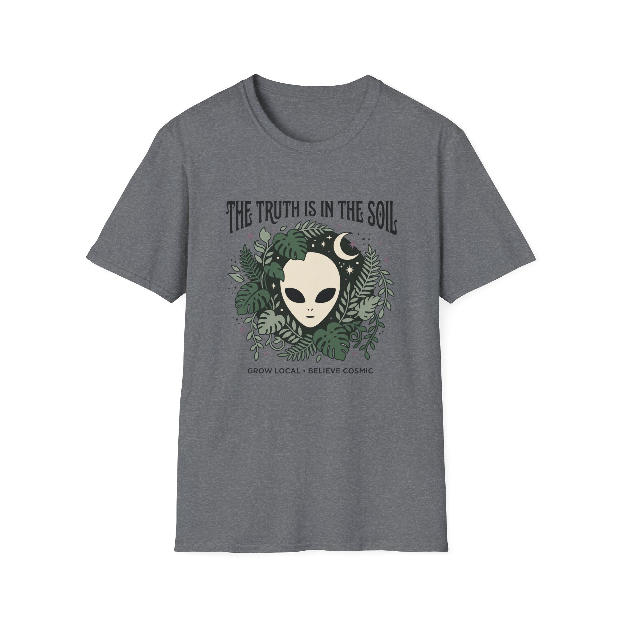 Alien Plant Lover T‑Shirt — "The Truth Is In The Soil" Graphic Tee