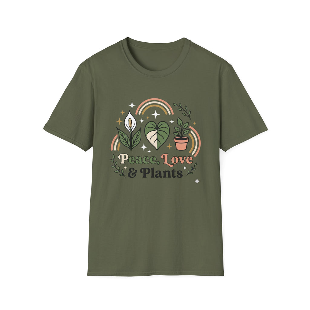 Peace, Love & Plants Graphic Tee