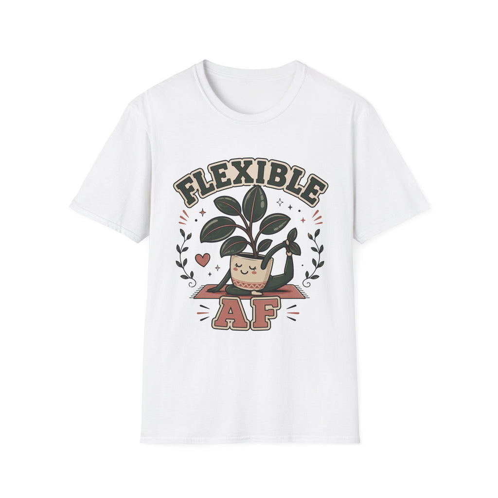 Flexible AF Rubber Plant Graphic T-Shirt