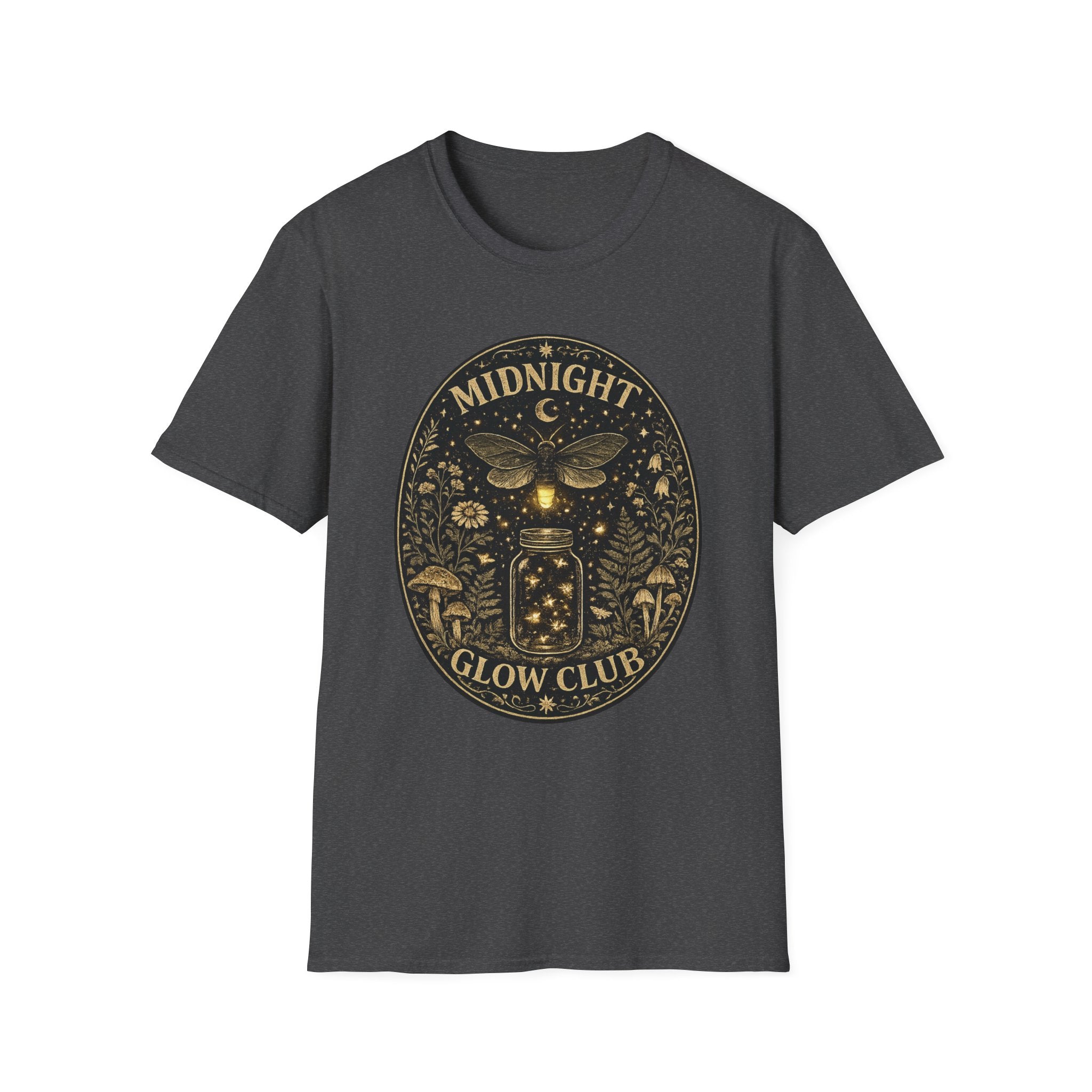 Midnight Glow Club T-Shirt — Moth & Moon Vintage Graphic Tee