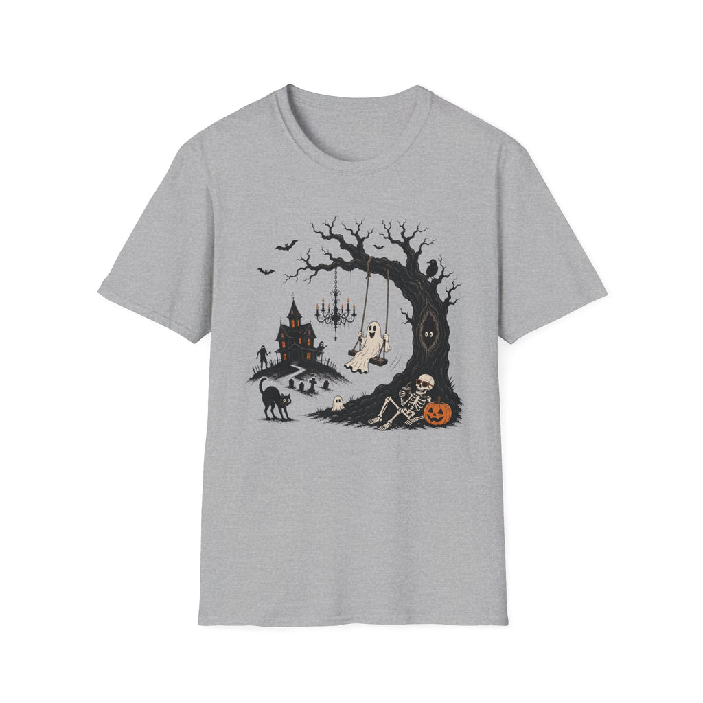 Ghost Swing Halloween T-Shirt